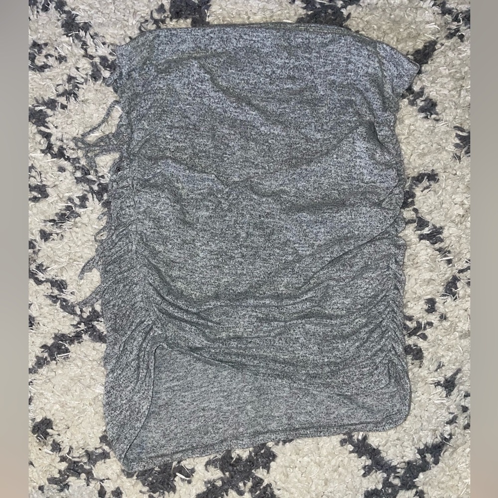 Express Knit Lightweight Fringe Skirt - Small